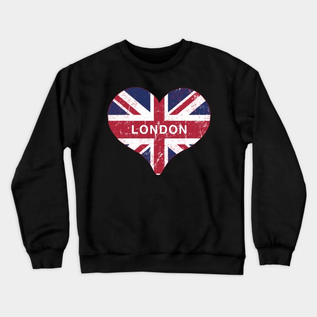 I Love London Crewneck Sweatshirt by Flippin' Sweet Gear